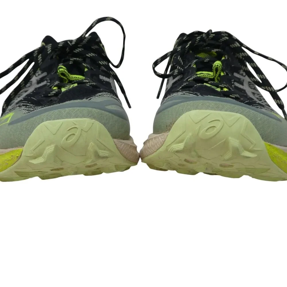 Asics Fuju‎ Lite 5 Black Green Trail Running Trainers Sneakers